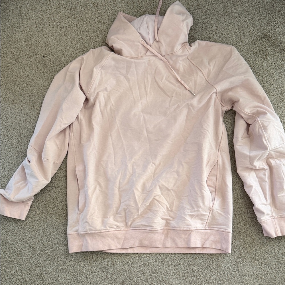 Light Blush Pink Pullover smooth spacer lulu hoodie